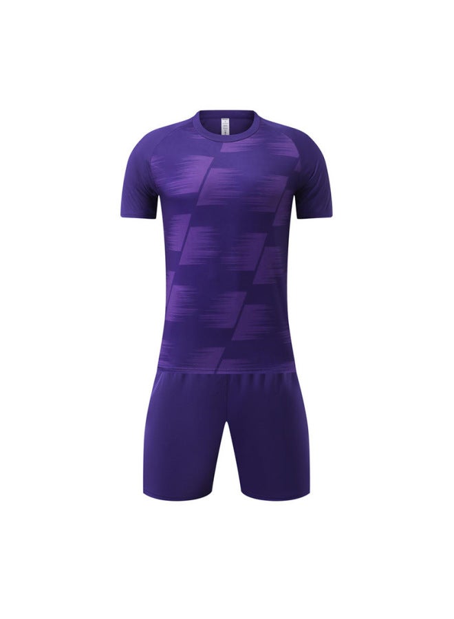 Purple Speed Printing Adult Children's Training Match Team Uniform Printing Football Uniform Suit Club Jersey