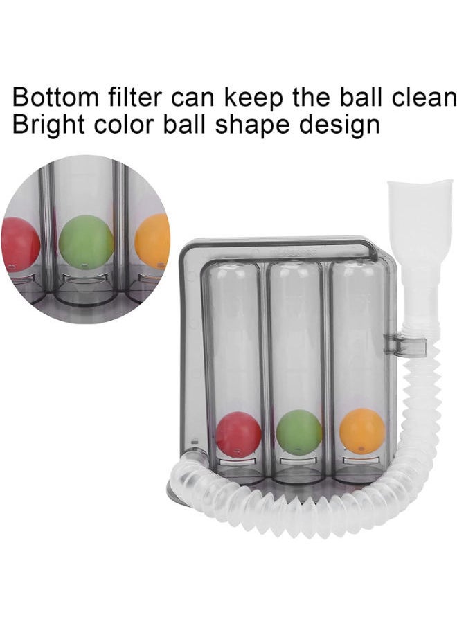 ZJchao - 3 Balls Respirometer For Lungs, Respiratory And Breathing - Image 1