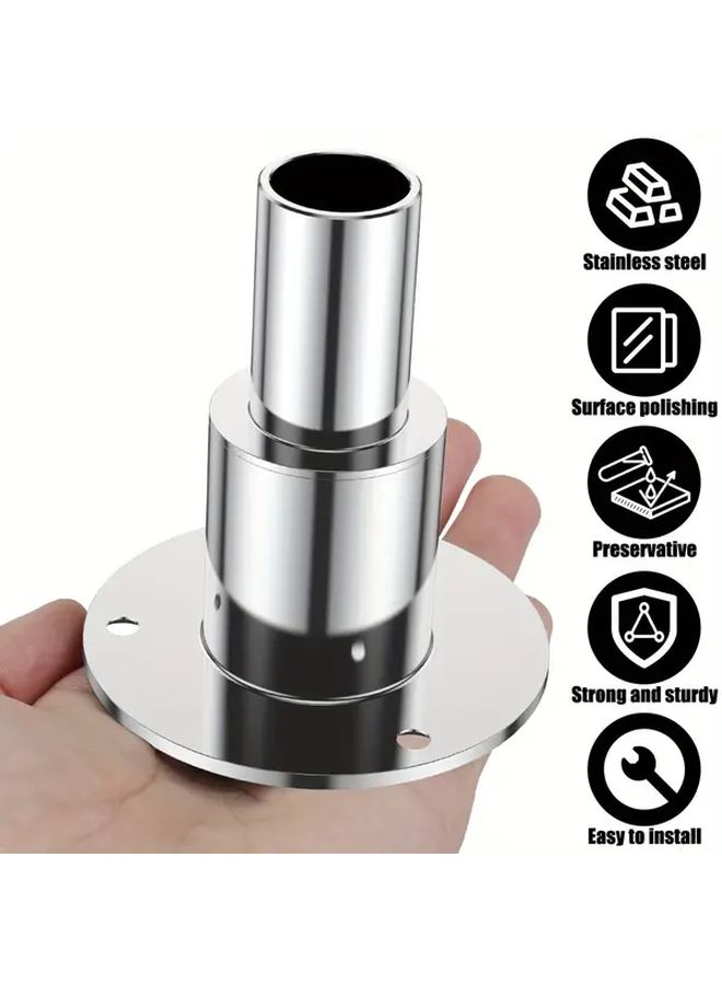Universal 24mm Elbow Exhaust Pipe Connector Stainless Steel Heater Vent Smoke Discharge - Image 5