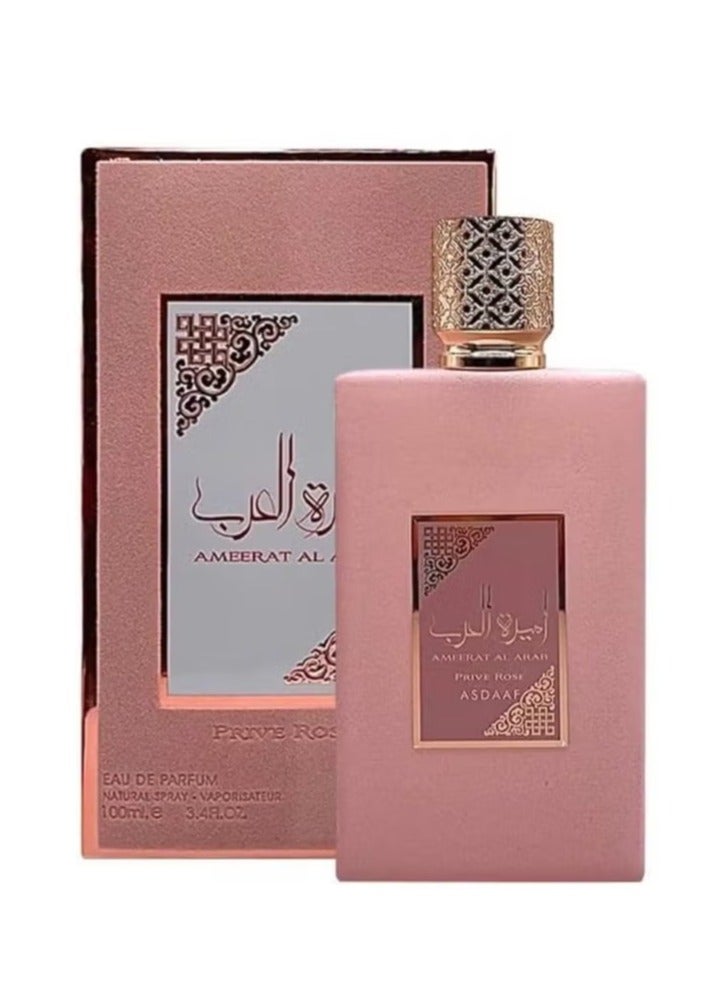 Asdaaf Ameerat Al Arab Prive Rose for Women 100ml - Image 1