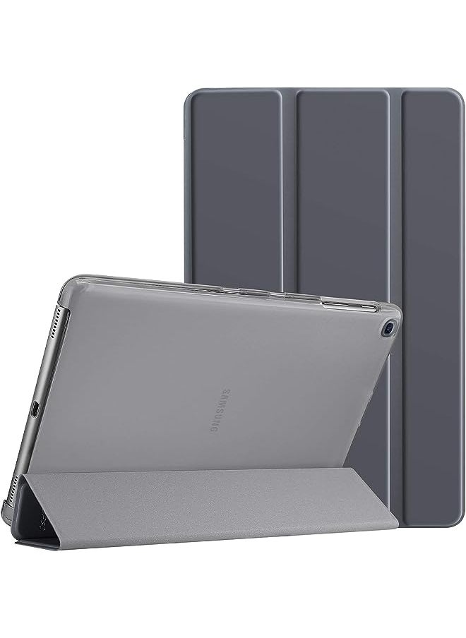 Procases - Galaxy Tab A 10.1 Case 2019 Model T510 T515 T517, Slim Lightweight Stand Case Shell Cover for 10.1 Inch Galaxy Tab A Tablet SM-T510 SM-T515 SM-T517 2019 Release -Grey - Image 1