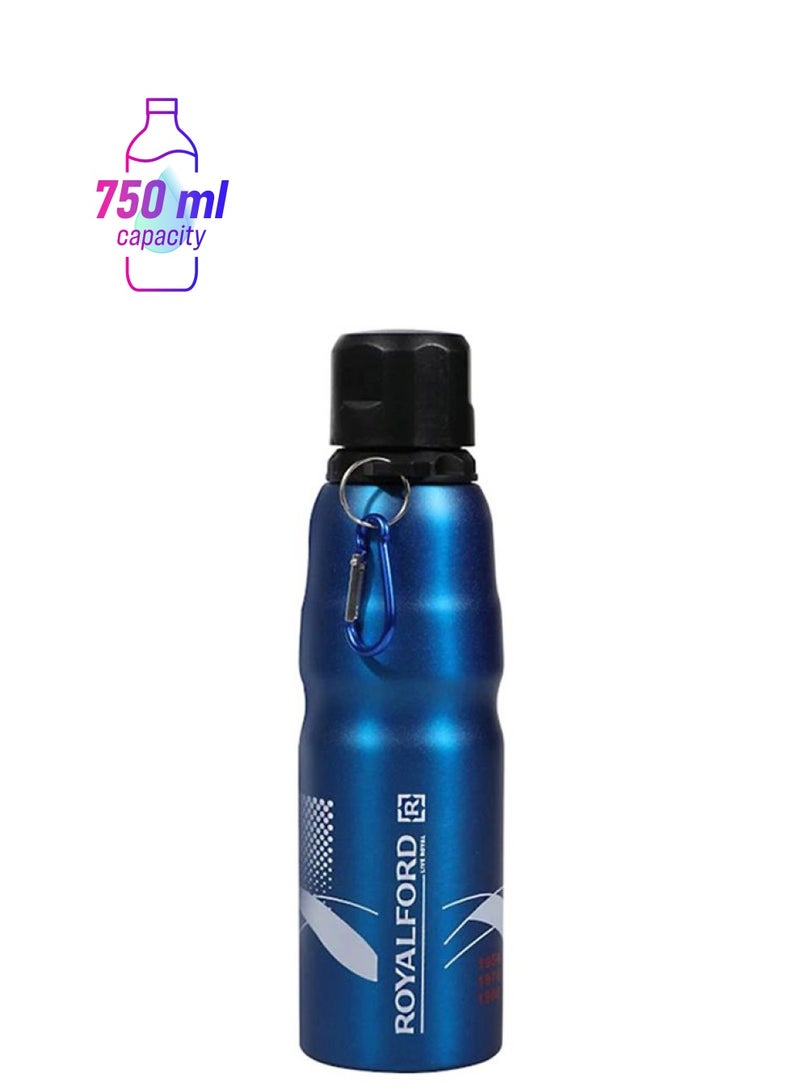 Royalford Sport Bottle Blue/White/Black 750ml - Image 1