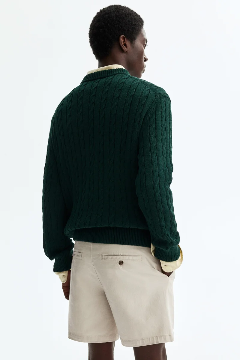 H&M  Regular Fit Cotton chino shorts for Men | Best Price UAE