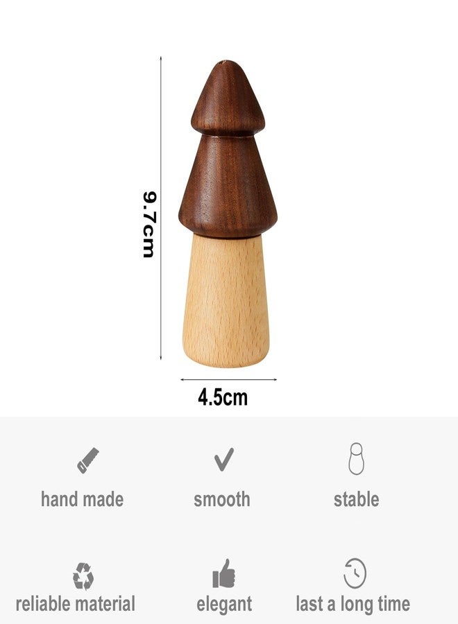 KnocKconK Cat Whiskers Hair Keesake, Pet Beard Collection Wood Bottle, Cat Memorial Bottle, Handmade Natural Wood Tree Shape Pet Beard Hair Keepsake, Walnut, Burlywood Pet Memorial - Image 3