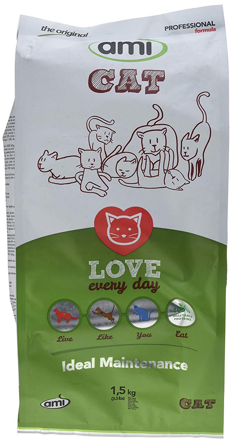 Ami Vegetarian (Vegan) Adult, Pellet Cat Food 1.5Kg - Image 1