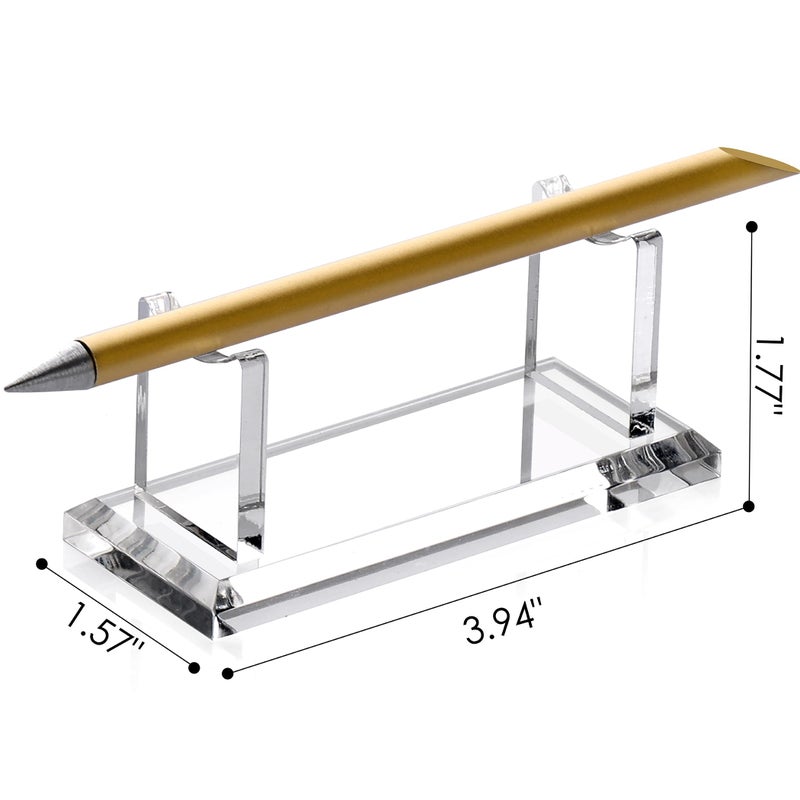 SANRUI Acrylic Pen Holder Display Stand, Shop Fountain Pencil Makeup Brush Rack, Ballpoint Pen Showholder, Paintbrush Drying Rack Organizer Desk for Home School Office Or Store Use - Image 2