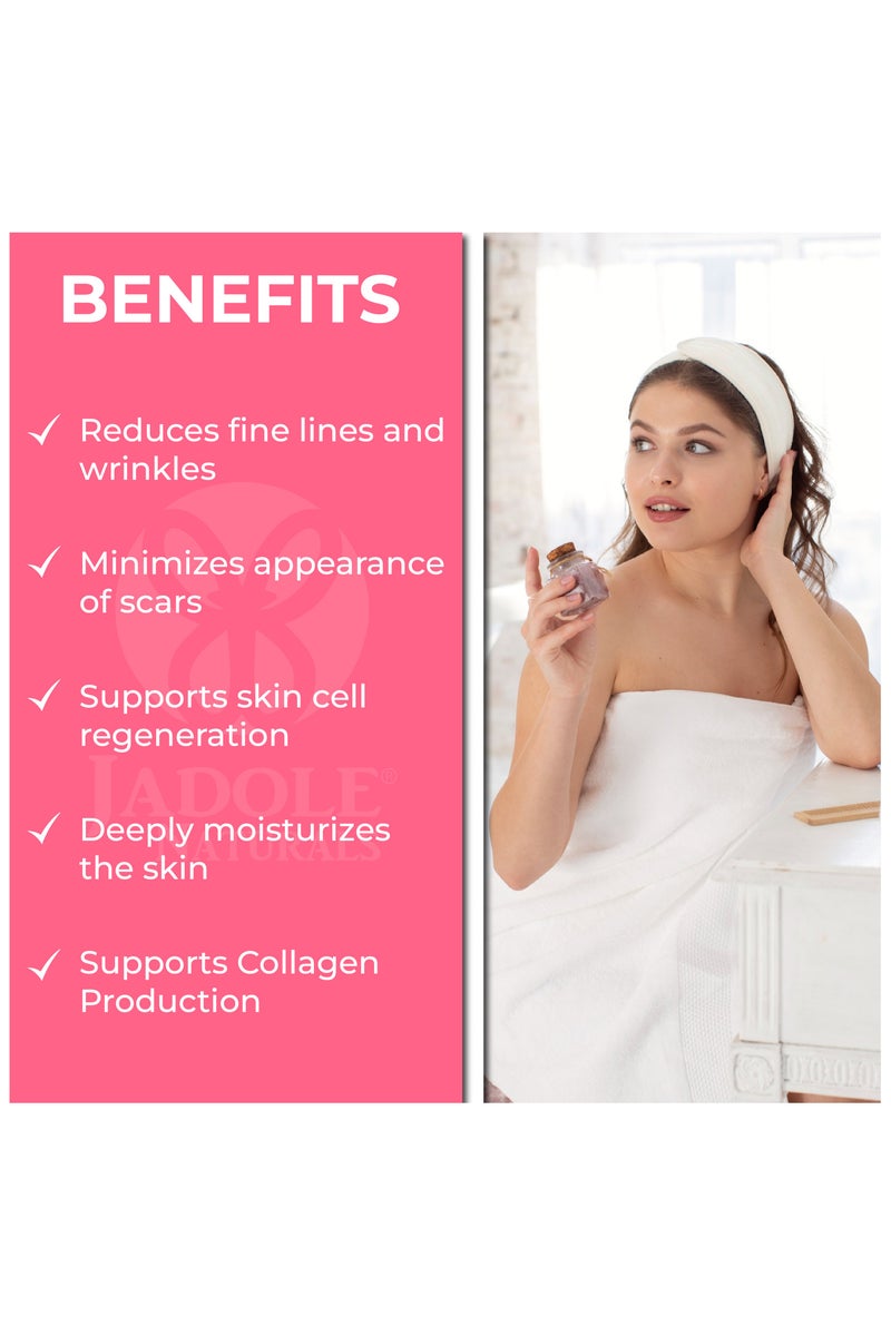 Jadole Naturals Rose Hip Oil - 118 ml, Improves Hair Growth, Strength & Face, Body & Skin - Image 2