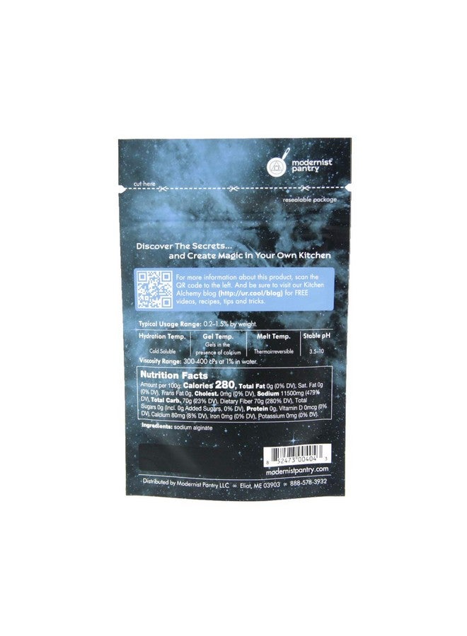 Modernist Pantry Sodium Alginate + Calcium Chloride Value Pack ⊘ Non-GMO Vegan OU Kosher Certified - 100g/4oz (Bundle with 2 items) - Image 3