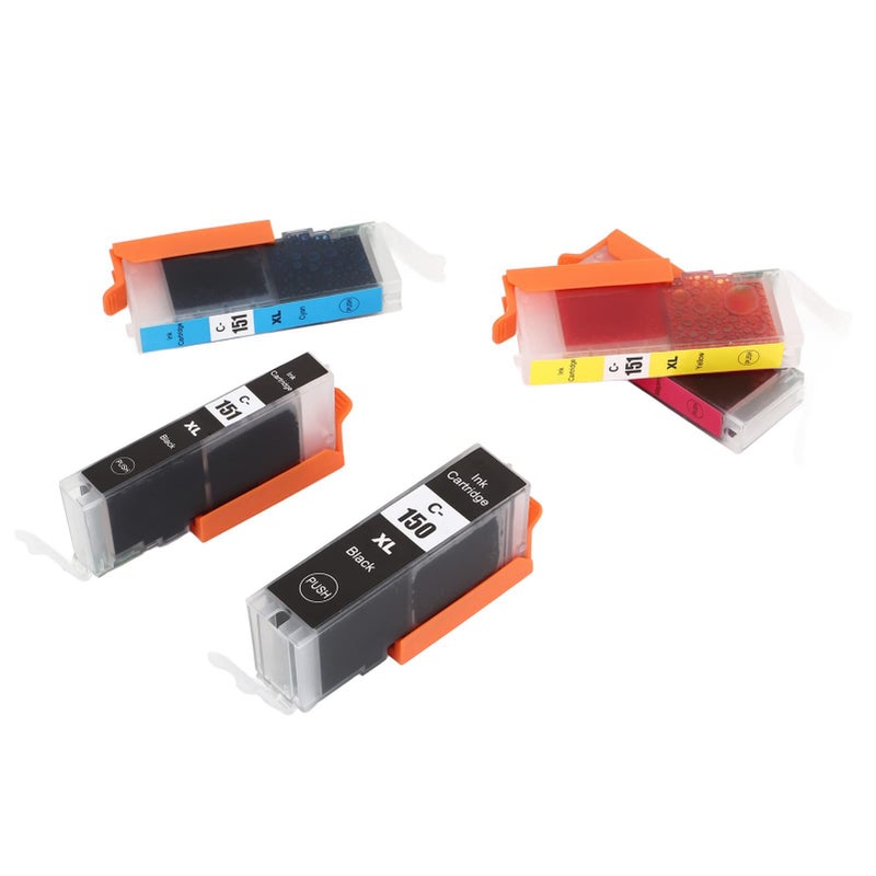 Sorandy Ink Replacement High Capacity Ink Cartridges Wide Application Value Pack Compatible for MG5410 MG5510 MG5610 MG6310 BK BK C M Y 5 Colors - Image 3