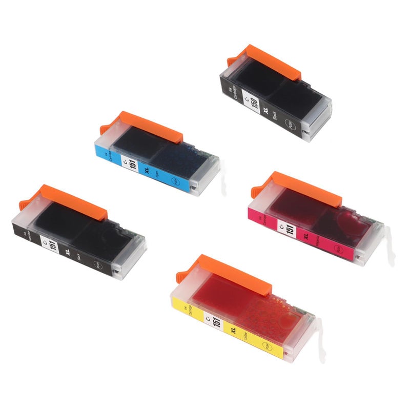 Sorandy Ink Replacement High Capacity Ink Cartridges Wide Application Value Pack Compatible for MG5410 MG5510 MG5610 MG6310 BK BK C M Y 5 Colors - Image 5