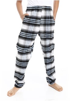 Andora Regular fit Checkered Trousers For Boy's_Light Blue , Black & White  - Image 1
