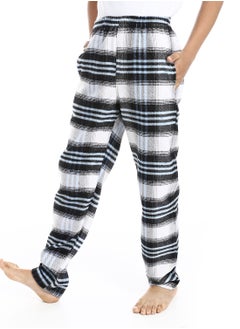 Andora Regular fit Checkered Trousers For Boy's_Light Blue , Black & White  - Image 2