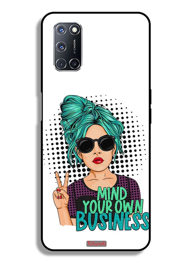 Tolwak Oppo A92 Protective Case Cover Mind Your Own Business - Image 1