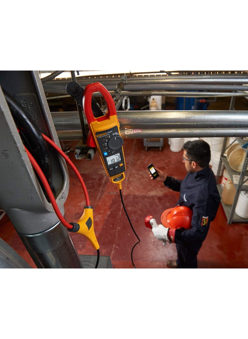 FLUKE Fluke 376FC AC/DC Clamp Meter with iFlex For Industrial/Commercial Electricians, VFD Low Pass Filter For Accurate Measurements, Inrush Measurements, Bluetooth Connectivity For Remote Measurements  - Image 5