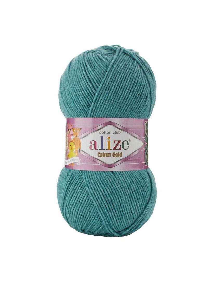 ALIZE Cotton Gold Yarn 156 Teal 100g
