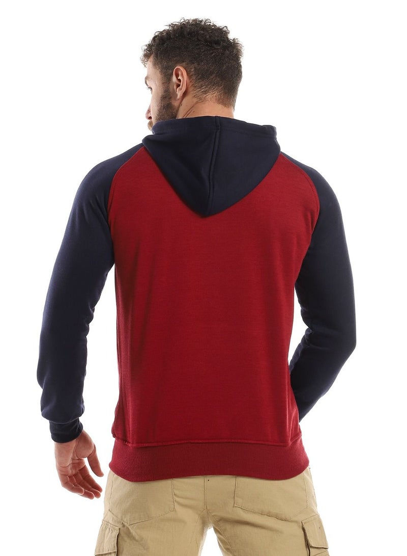 سيزار هودي رجالي مطبوع مزود بجيوب أمامية - Image 4