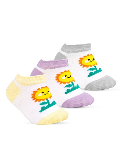 Baby Pack of 3 Lycra Ankle Socks