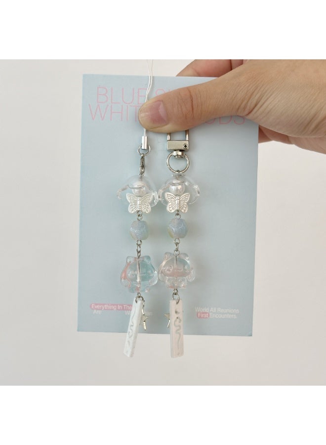 NIBEMINENT Phone Charm/ Chain Strap for Women Girls, Minimalist Niche Cell Phone Case Lanyard Wrist Strap - Image 2