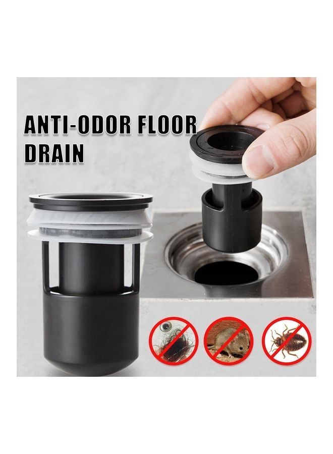 Y&D Bathroom Floor Drain Shower Hair Stopper Black  - Image 2