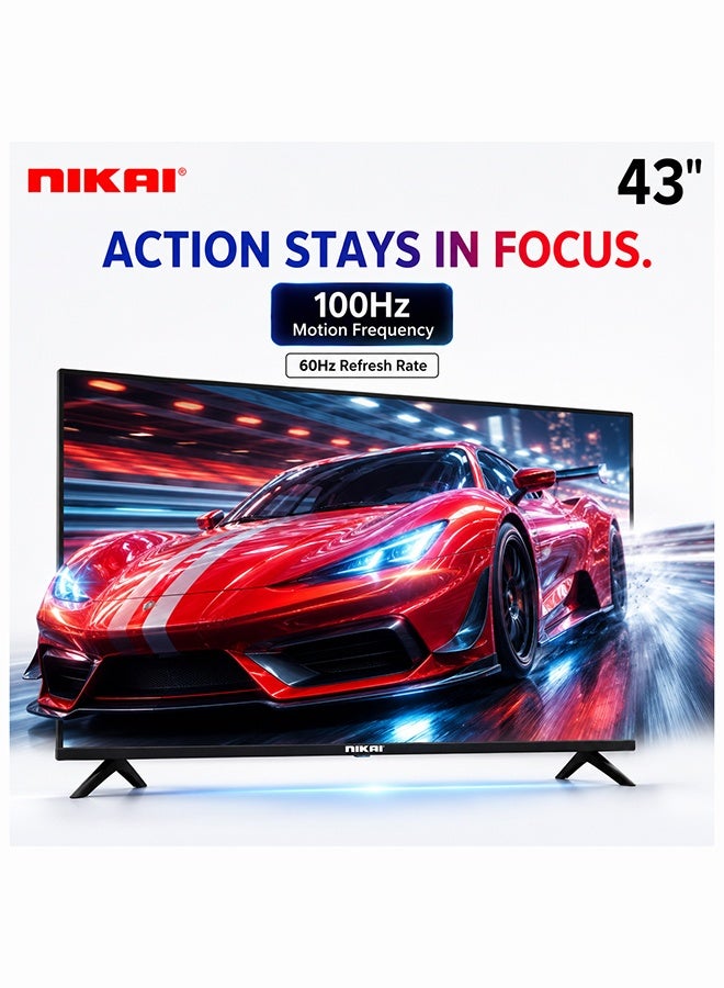 نيكاي تلفزيون LED ذكي بدقة FHD مقاس 43 بوصة NTV4300SLED/ NTV4300SLED2 أسود NTV4300SLED/NTV4300SLEDN2/ NTV4300SLEDX أسود - Image 3