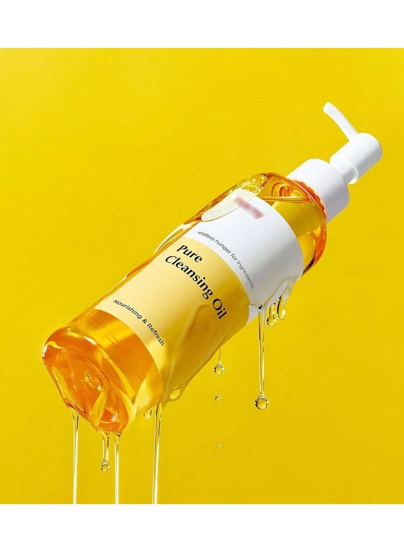 MA:NYO زيت تنظيف مانيوا النقي 200 مل - منظف للوجه، يذوب الرؤوس السوداء، إزالة المكياج اليومية بزيت الأركان - Image 2