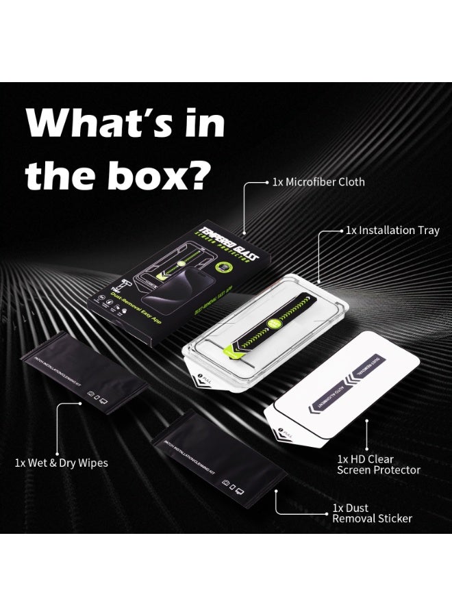 Toby HD Tempered Glass Screen Protector for iPhone 14 Pro Max 2 Pack - Image 4