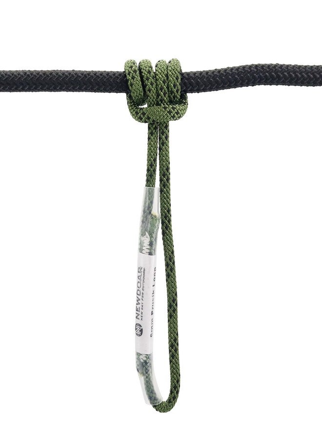 NewDoar 6mm (1/4") Prusik Cord Pre-Sewn 12KN/2700lb Aramid Auto Block Cord High Strength Prusik Arborist Rope for Outdoor Climbing Arborist Rescue Mountaineering-60cm/24''/1pc - Image 1
