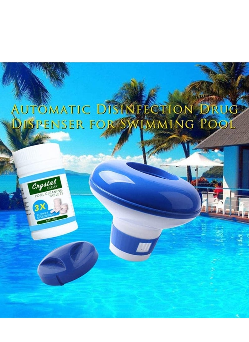 Generic - Swimming pool Cleaning Float With 200g Purifier Tablets Swimming Pool Chlorine Dispenser Kit - Image 1