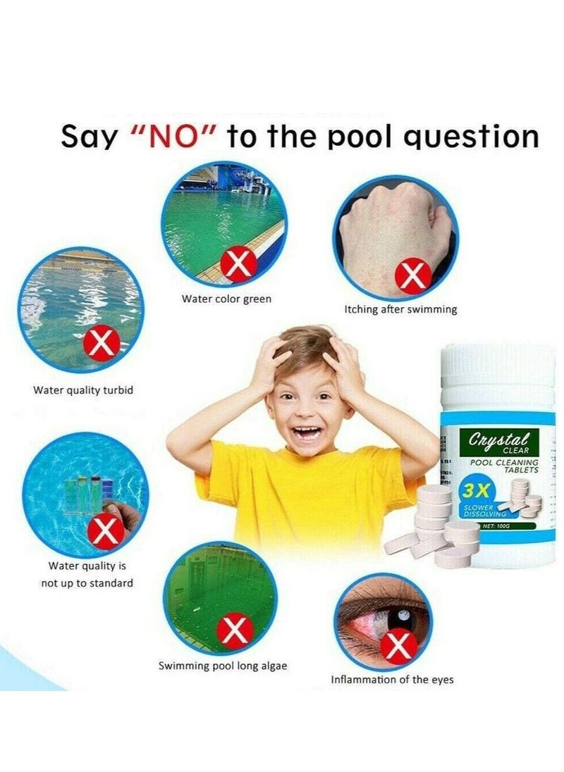 Generic - Swimming pool Cleaning Float With 200g Purifier Tablets Swimming Pool Chlorine Dispenser Kit - Image 1