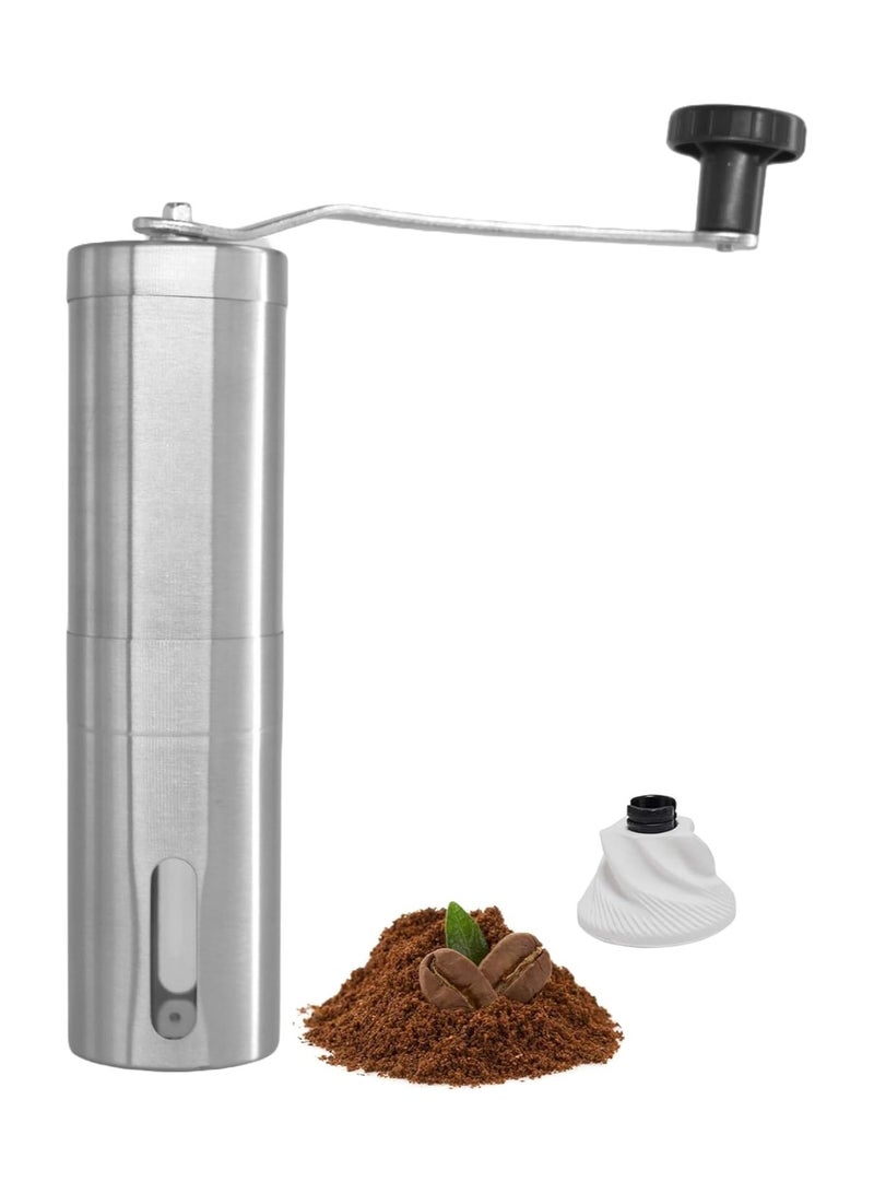 INVEIN Manual Coffee Grinder, V60 Coffee Grinder with Stainless Steel and Ceramic Burr, Multiple Grind Settings - Perfect for Specialty Coffee at Home or on the Go - Image 1