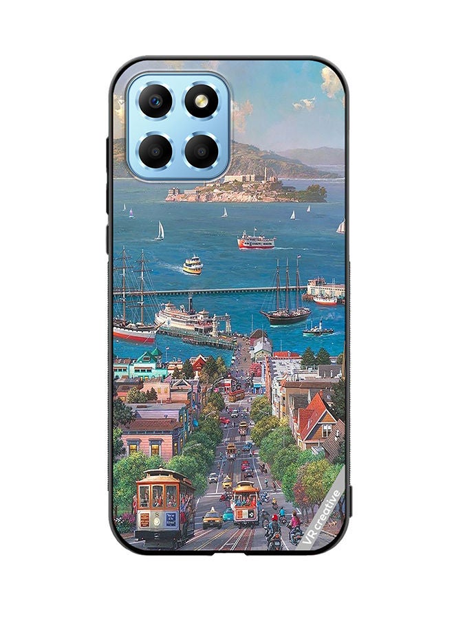 VR CREATIVE Protective Case Cover For Honor X8 5G Park West Gallery Design Multicolour - Image 1