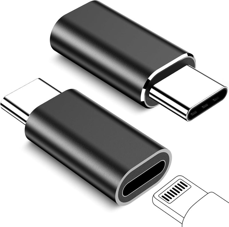 Go Shops (Apple [MFi Certified Lightning to USB C Adapter, Lightning Female to Type-C Male Connector for iPhone 16/15 16/15 Plus 16/15 Pro 16/15 Pro Max/iPad Pro/Air/Mini, Support Fast Charging & Data Sync - Image 1