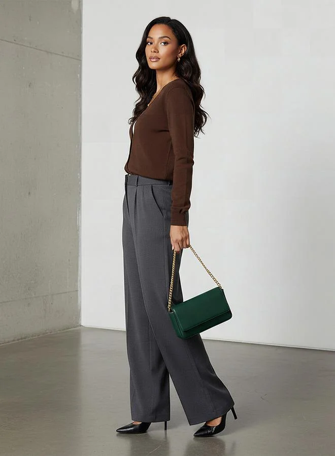 2Xtremz 2Xtremz Textured V-neck Tricot Cardigan