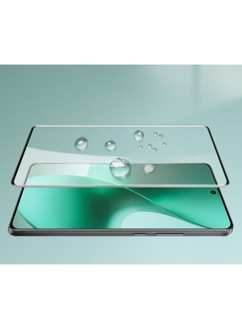 A screen protector for the Realme 15 Pro made of 9H tempered glass, scratchproof, shatter-resistant, and resistant to fingerprints. - Image 2