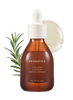 AROMATICA AROMATICA Vitalizing Rosemary Firming Ampoule Serum 30ml - Anti Aging Retinol Serum for Face, Moisturizing & Strengthening Skin Barrier  - Image 1