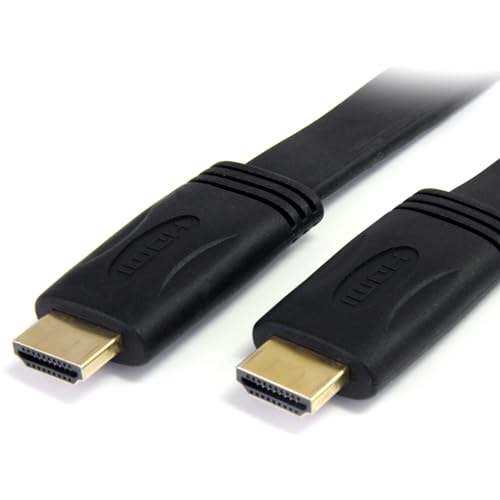 StarTech كابل HDMI عالي السرعة مسطح بطول 15 قدم من STARTECH.COM مع إيثيرنت - HDMI - M/M - Image 1