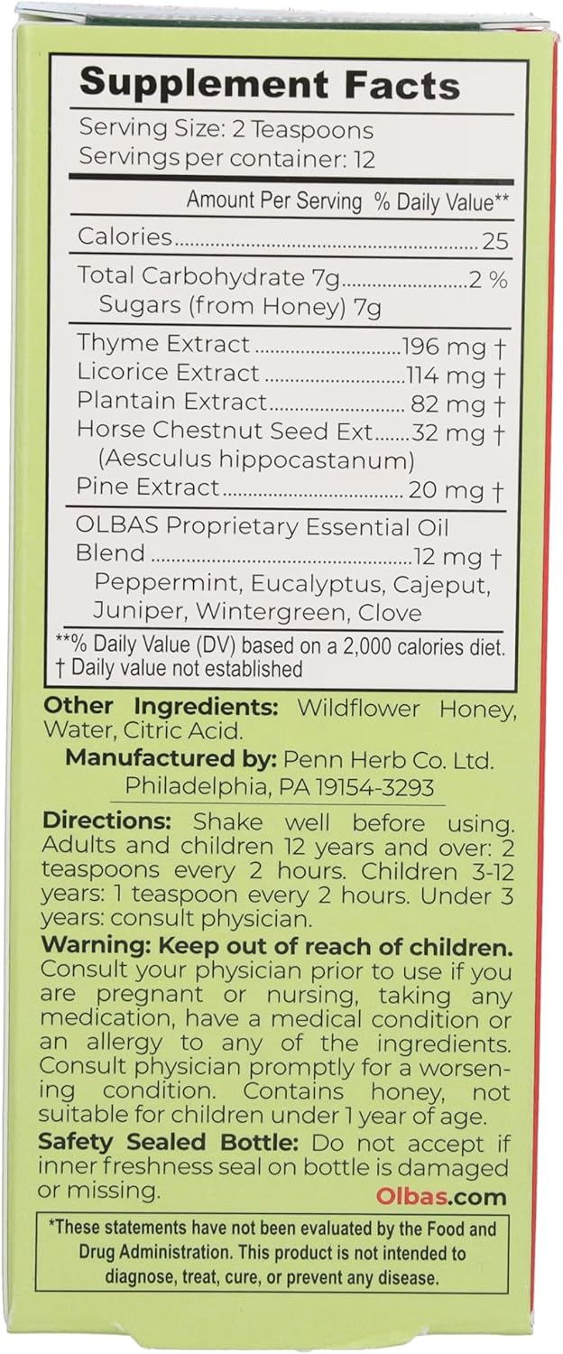 Olbas Syrup Cough 4 Oz 5 Pack - Image 4
