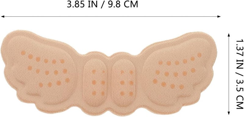 IMIKEYA Sponge Heel Pads Stickers 10pcs Pack Skin Color Thin 3mm Non-Slip Wear-Resistance Heel Protectors Shoe Inserts Prevent and Discomfort - Image 2