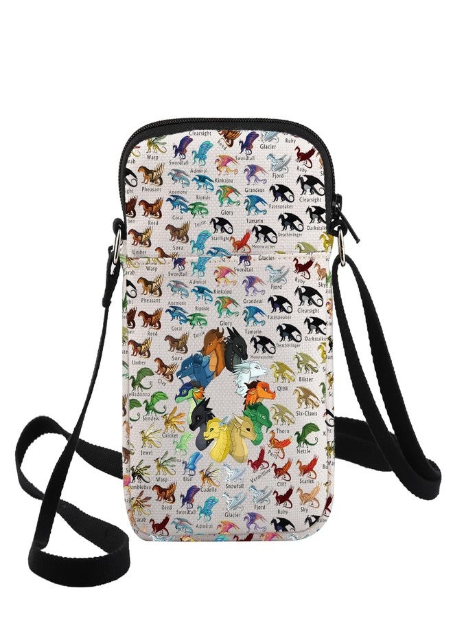 G2TUP Wings Dragon Crossbody Bag Dragon Inspired Gift Dragon Tribes Shoulder Bag Wings Dragon Bookish Merch (Wings Dragon Cb) - Image 1