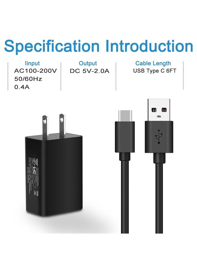 VOTY - USB C Type-C Charger Charging Cable for New Beats Flex Earphones, New Beats Studio Buds Earbuds Headphones, Beats Fit Pro True Earbuds Headphones Supply Adapter Power Cord - Image 1