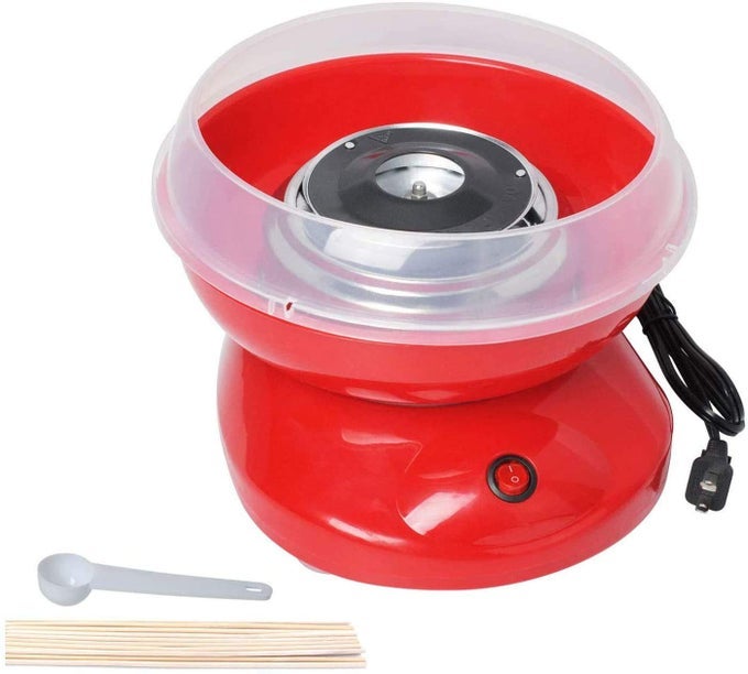 COTTON CANDY MAKERMACHINE WITH SUGAR SPOON10 BAMBOO STICKS