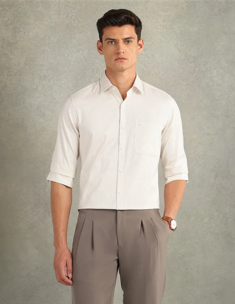 Arrow Italian Elegance Dobby Regular Fit Shirt