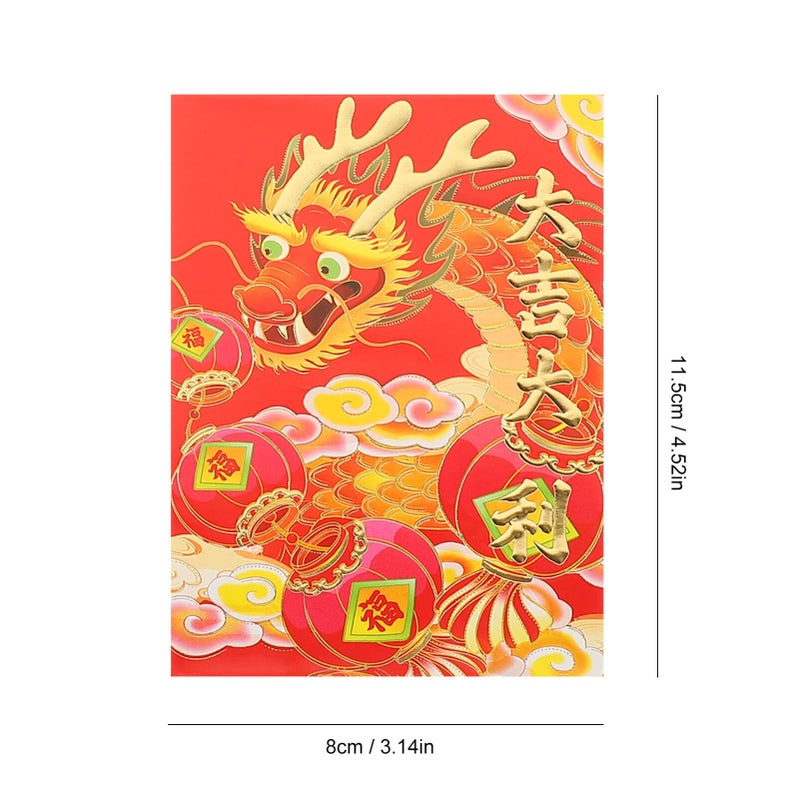 Chinese Red Envelopes For Lunar New Year Weddings Festivals 30 Pcs Assorted Color 4 - Image 4