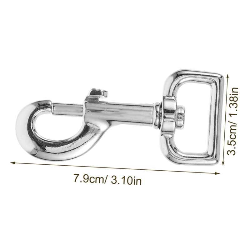 Heavy Duty Swivel Snap Hook Leash Clasp For Pet Dog Leash Stainless Steel - Image 3