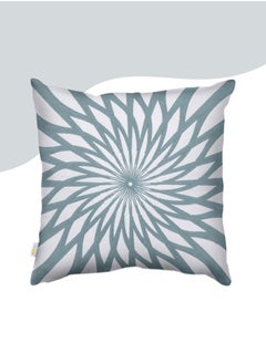 Donetella Decorative Embroidered Cushion Cover green/white 45x45Cm(Without Filler)  - Image 1