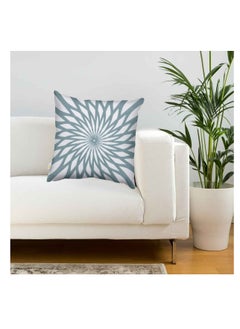 Donetella Decorative Embroidered Cushion Cover green/white 45x45Cm(Without Filler)  - Image 2