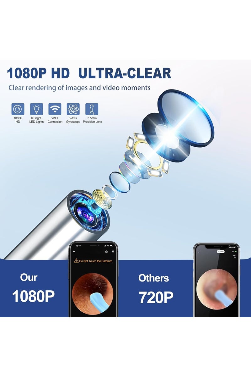 LetsTeck Ear Cleaner Kit HD - Earwax Removal for Adults & Kids (iOS/Android) - Image 2