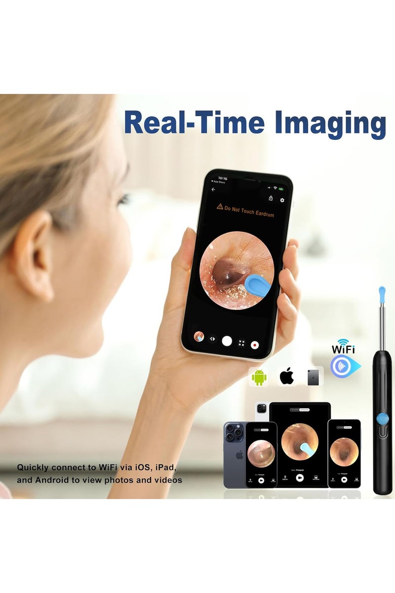 LetsTeck Ear Cleaner Kit HD - Earwax Removal for Adults & Kids (iOS/Android) - Image 4