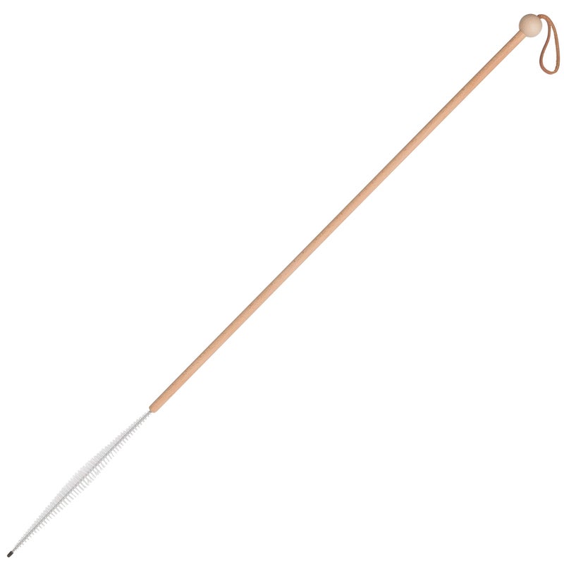 REDECKER InterDigital Toe Brush ExtraLong 3112 inches Beechwood Handle Soft Nylon Bristles Easy Way to Clean Between Toes  Long Handled Brush to Clean Between Toes  Made in Germany
