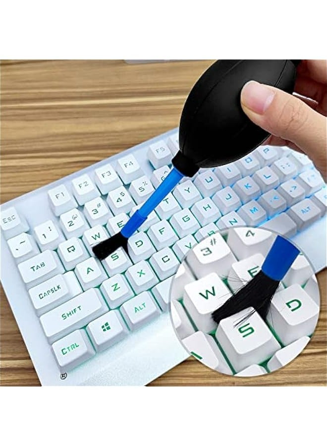 2pcs Rubber Bulb Air Blower with Soft Brush for Camera, Microscopes, Telescope, Guitars, Keyboards, Records, Cell Phones, and Succulents. - Image 3